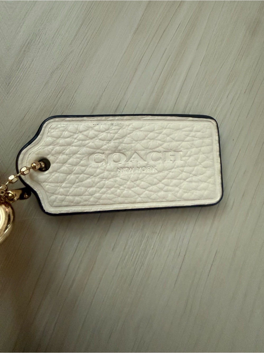 Coach Aria C0996 Cream Ivory Pebbled Leather Crescent Hobo Shoulder Bag - Picture 5 of 5